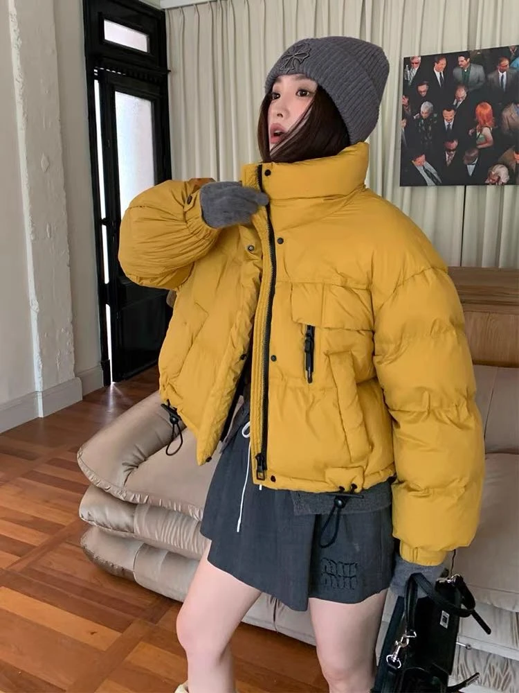 【面包服短款】宽松加厚保暖设计韩版立领小个子软糯秋冬外套女冬季