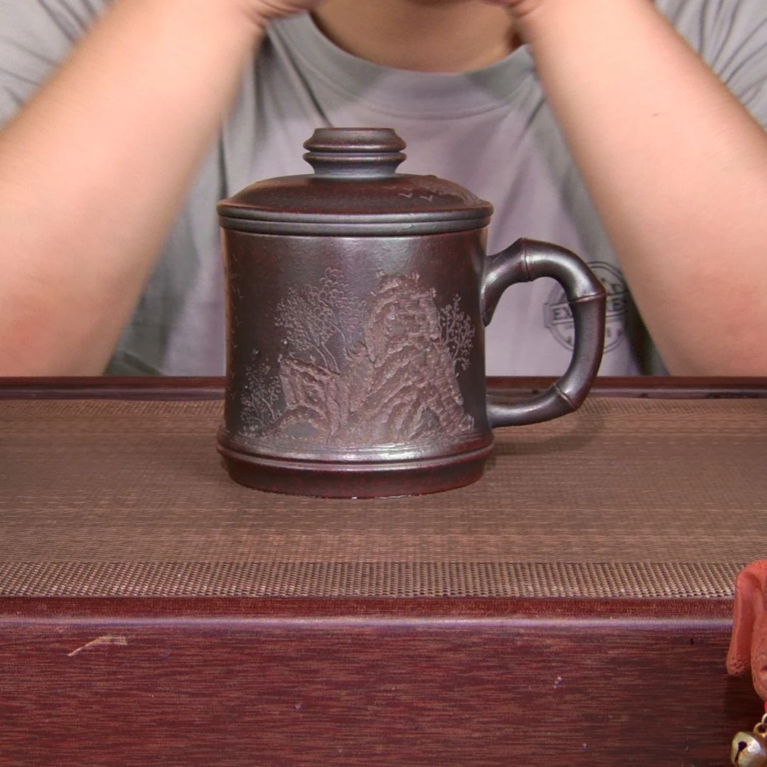 茶杯紫砂高货放漏