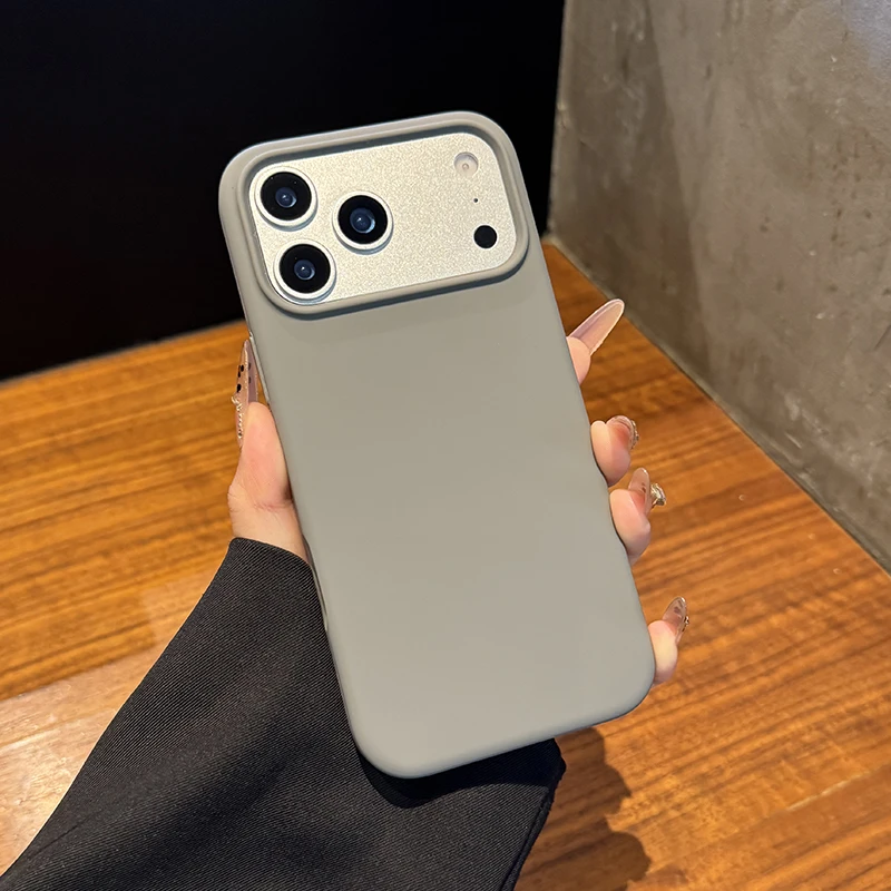 适用于苹果17pro手机壳液态硅胶iPhoneAir大孔镜头全包17promax软