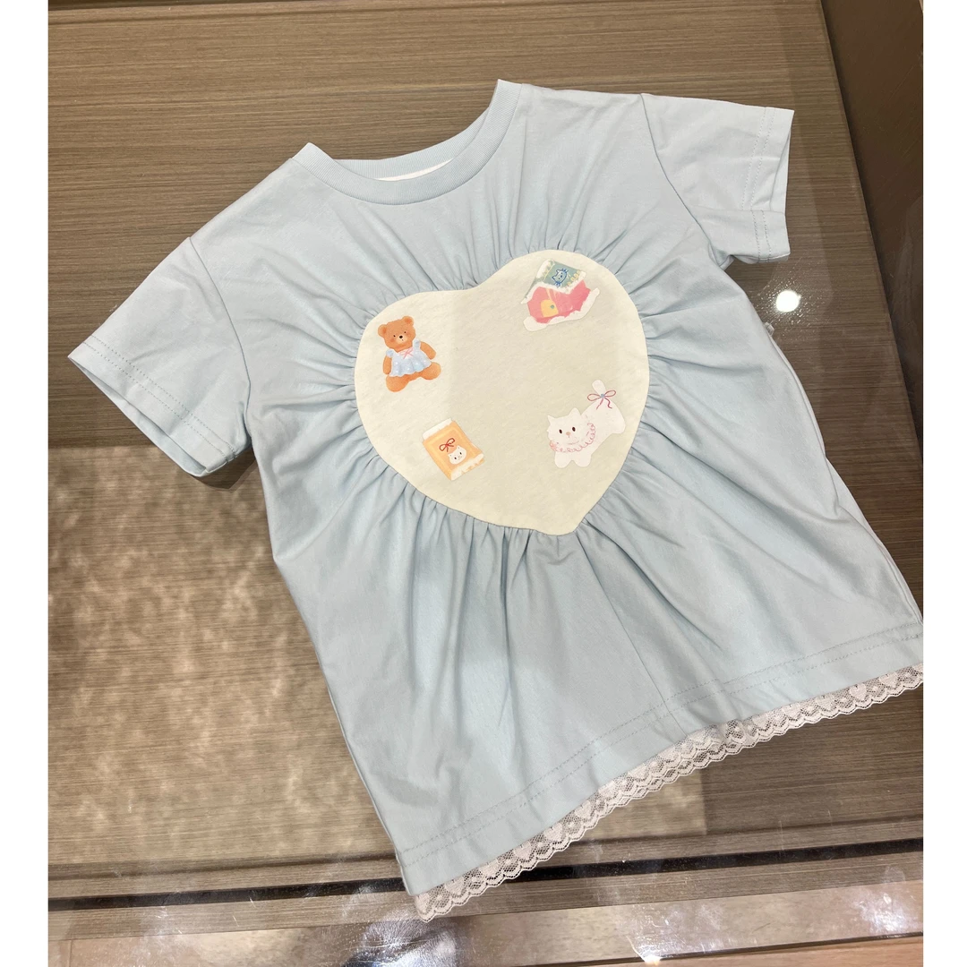 AC233~KiAi·25夏~爱心长T裙826151