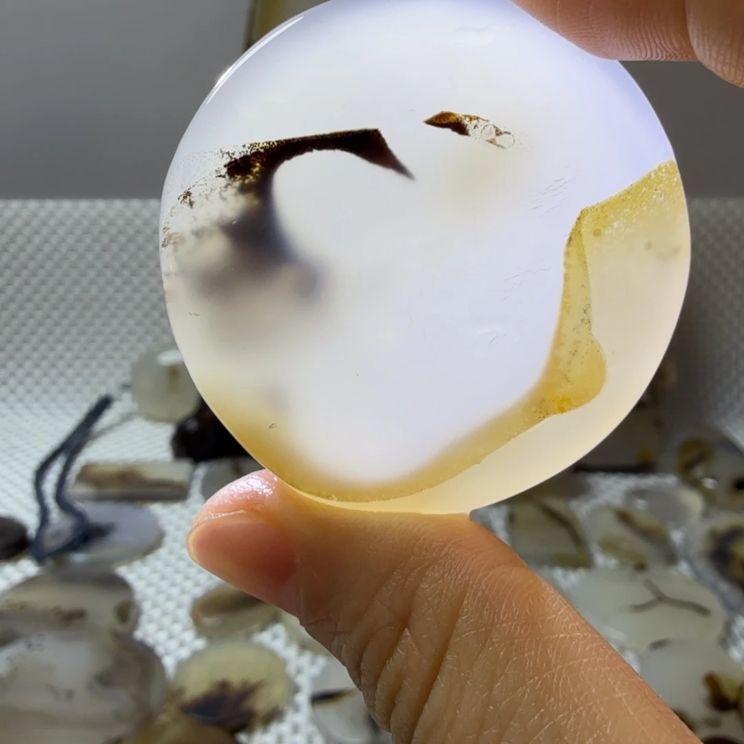 玛瑙/玉髓未镶嵌吊坠(不含链)34