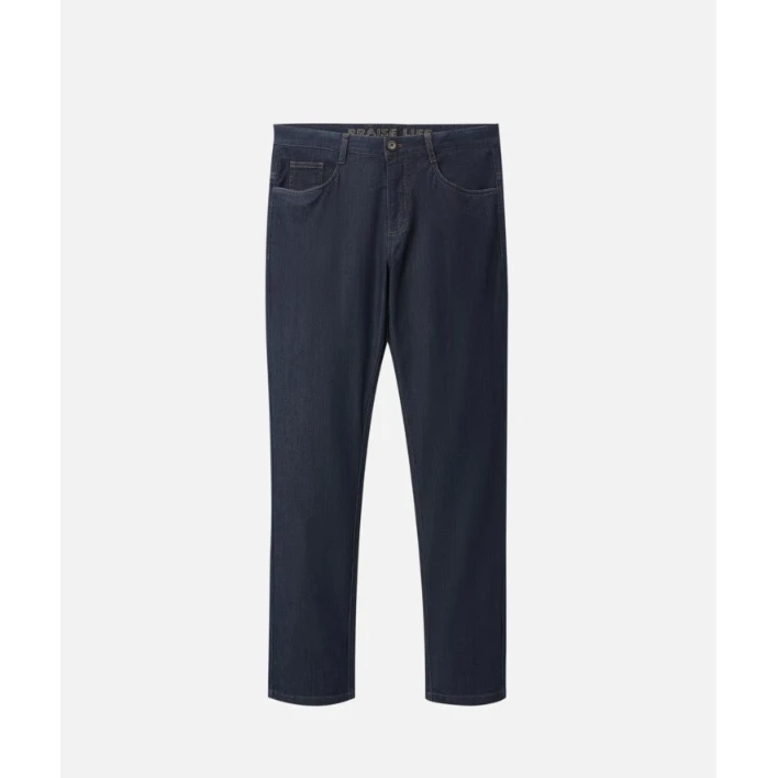 HK152 剪标夏季桑蚕丝+天丝混纺面料亲肤柔软简约舒适牛仔裤