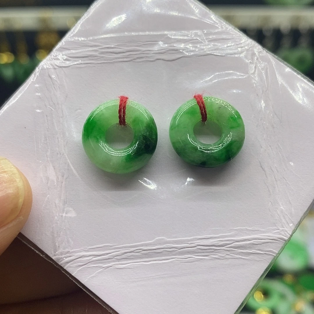 翡翠未镶嵌耳饰耳饰
