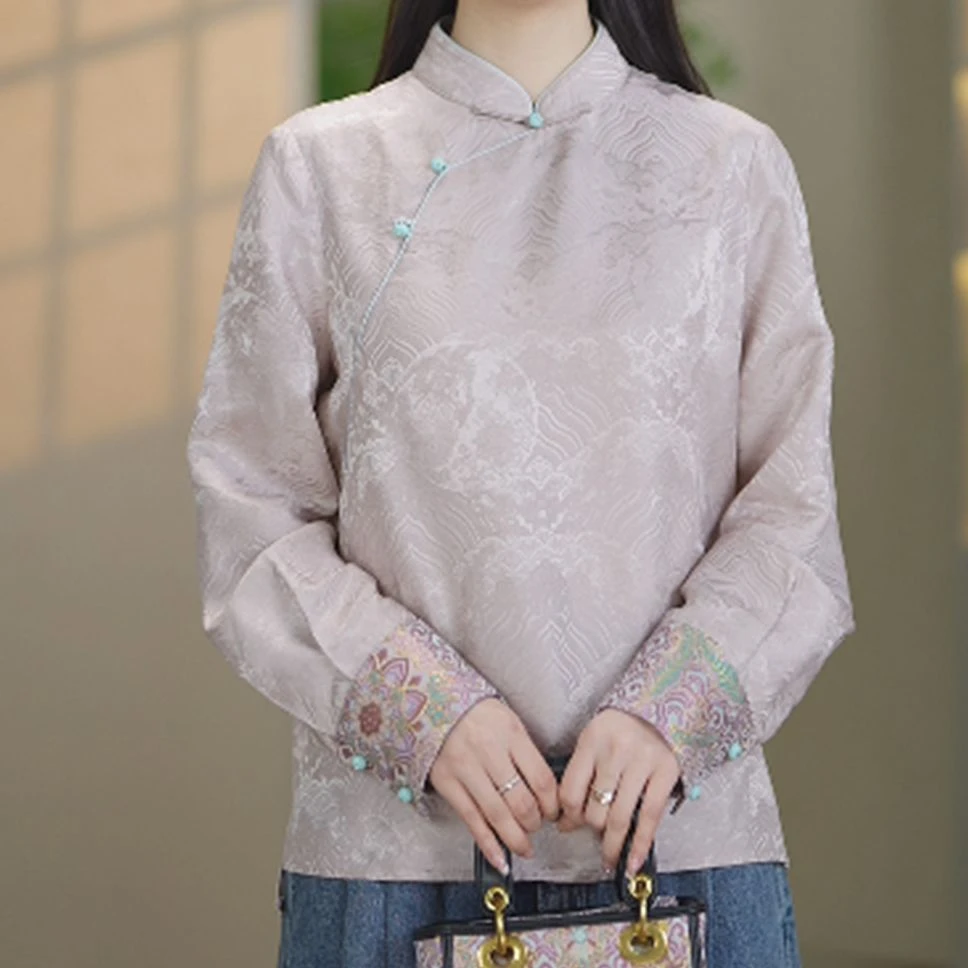 雅姿锦【云端】衬衫女款百搭外穿洋气女人味高端轻奢高级感661383