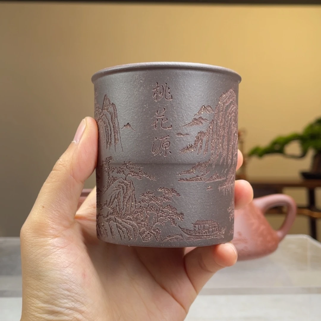 【闪购商品】茶壶紫砂紫泥主人杯容量150cc