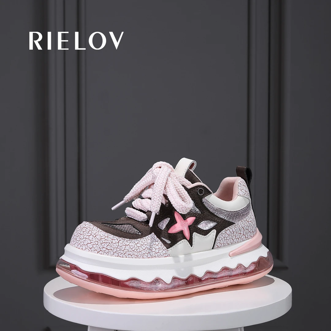 【RIELOV粉色回忆】增高6cm时尚潮流百搭女士休闲鞋2069-23【晨晨】