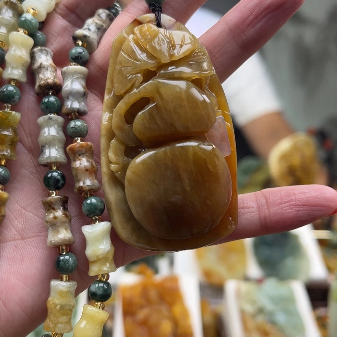 未镶嵌岫玉挂件挂件