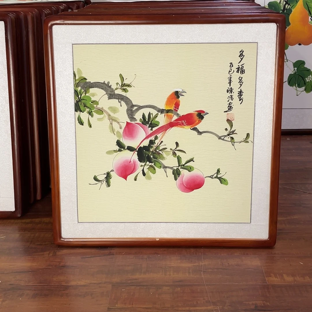 国画带框尺寸63*63厘米