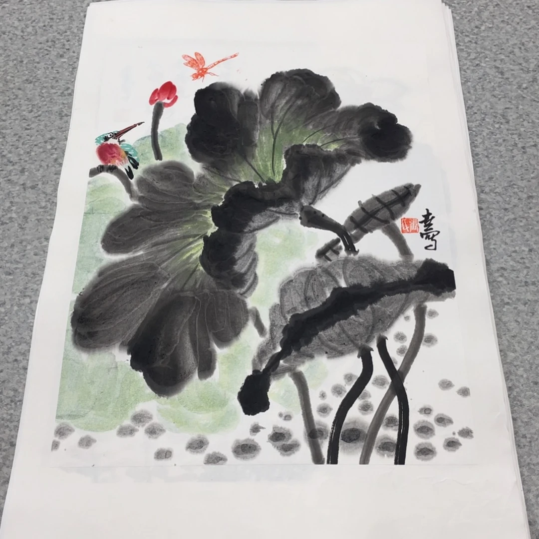 国画1.4平尺国画作品