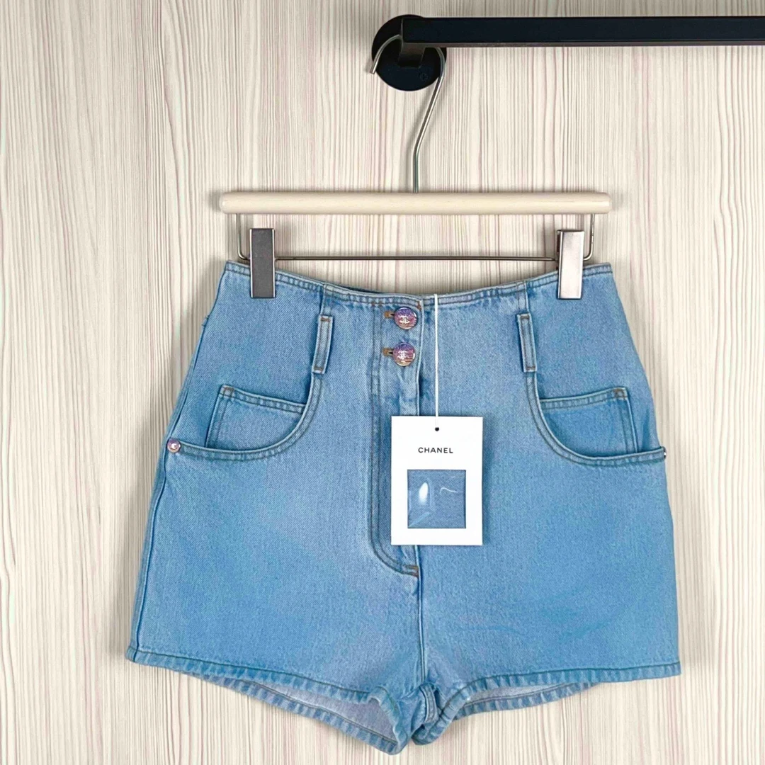 未使用 Chanel/香奈儿 安洁利短裤码38成色看直播GSS20420
