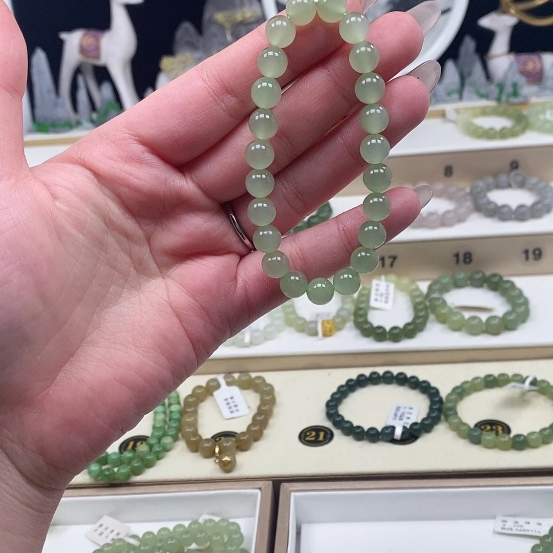 未镶嵌手链和田玉嘻*！