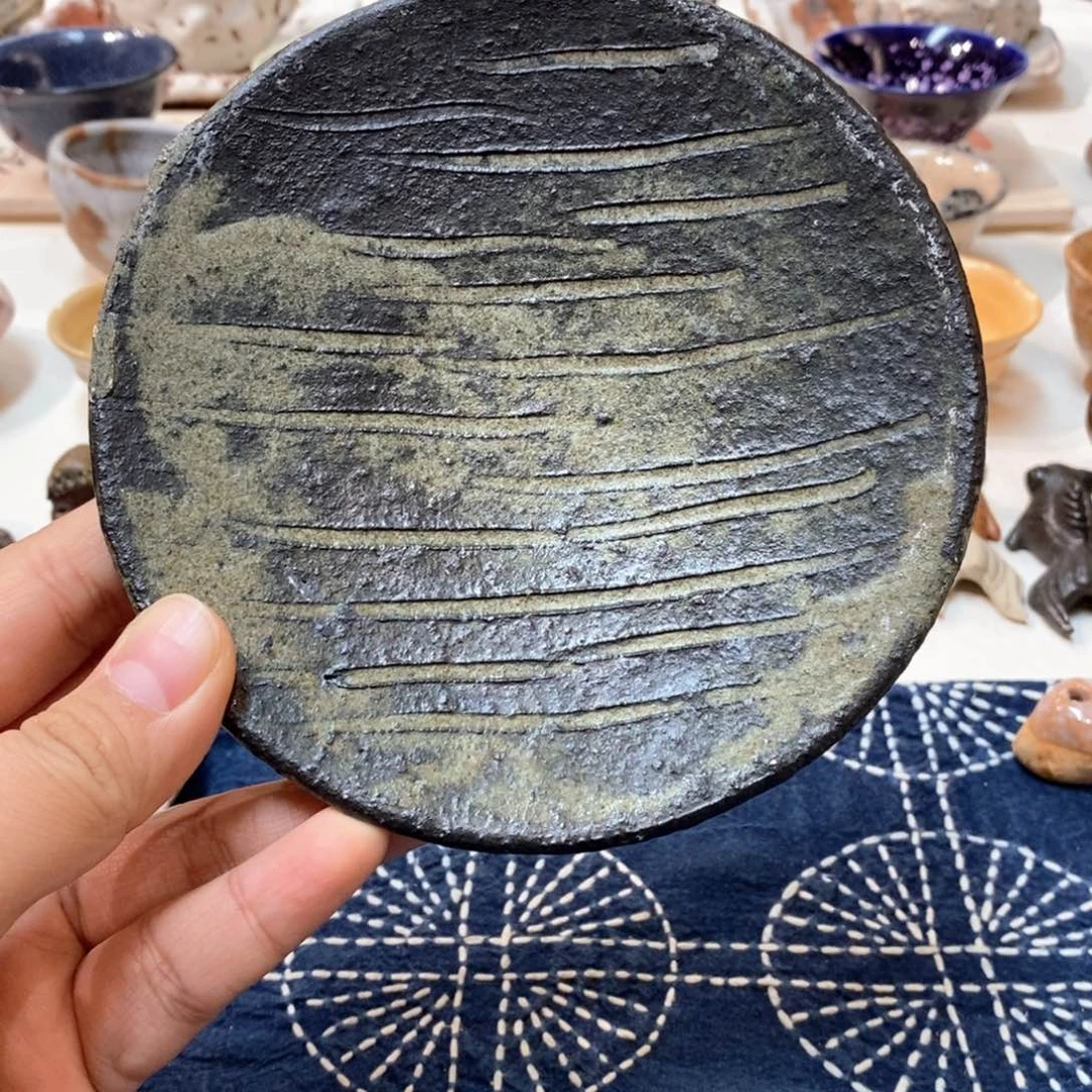 柴烧侘寂粗陶茶具