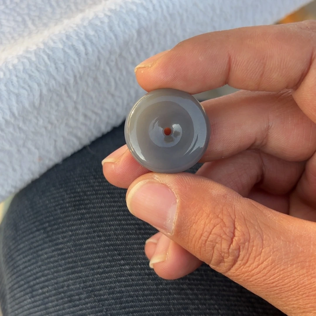 和田玉平安扣25尺寸定制不退换未镶嵌