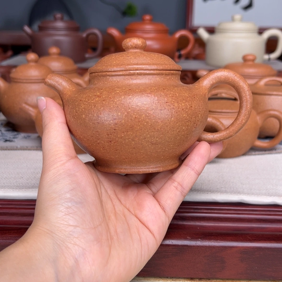 紫砂茶壶梨皮黄的300