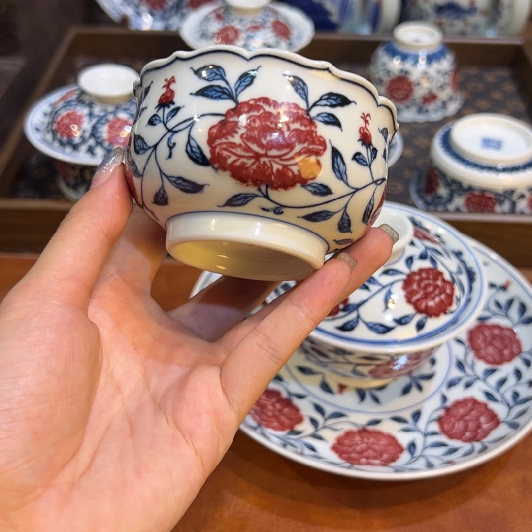陶瓷摆件景德镇茶器百宝箱