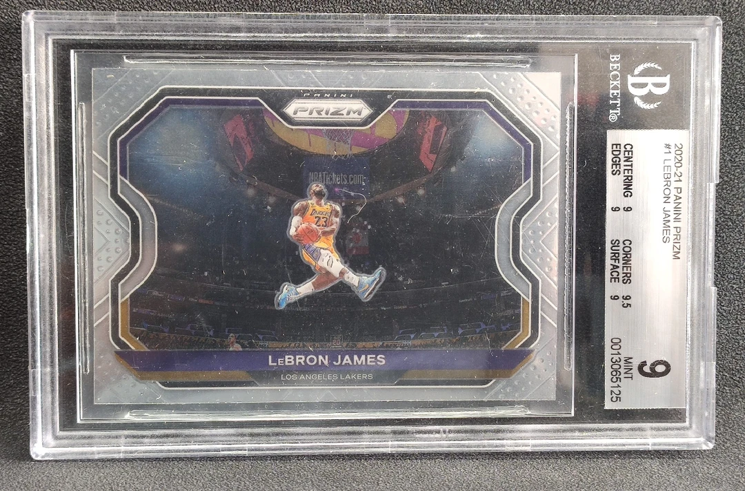 勒布朗詹姆斯 剪刀脚评级 BGS评级9分 湖人队 保真 正版球星卡