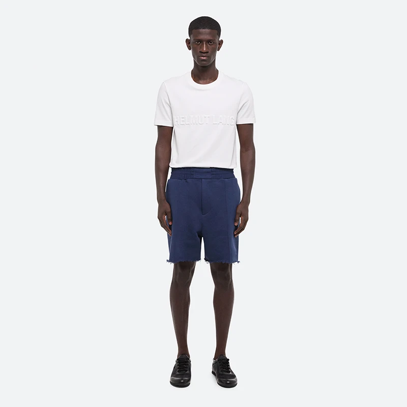 HELMUT LANG 25春夏新款 蓝色休闲短裤 /非七天无理由退换