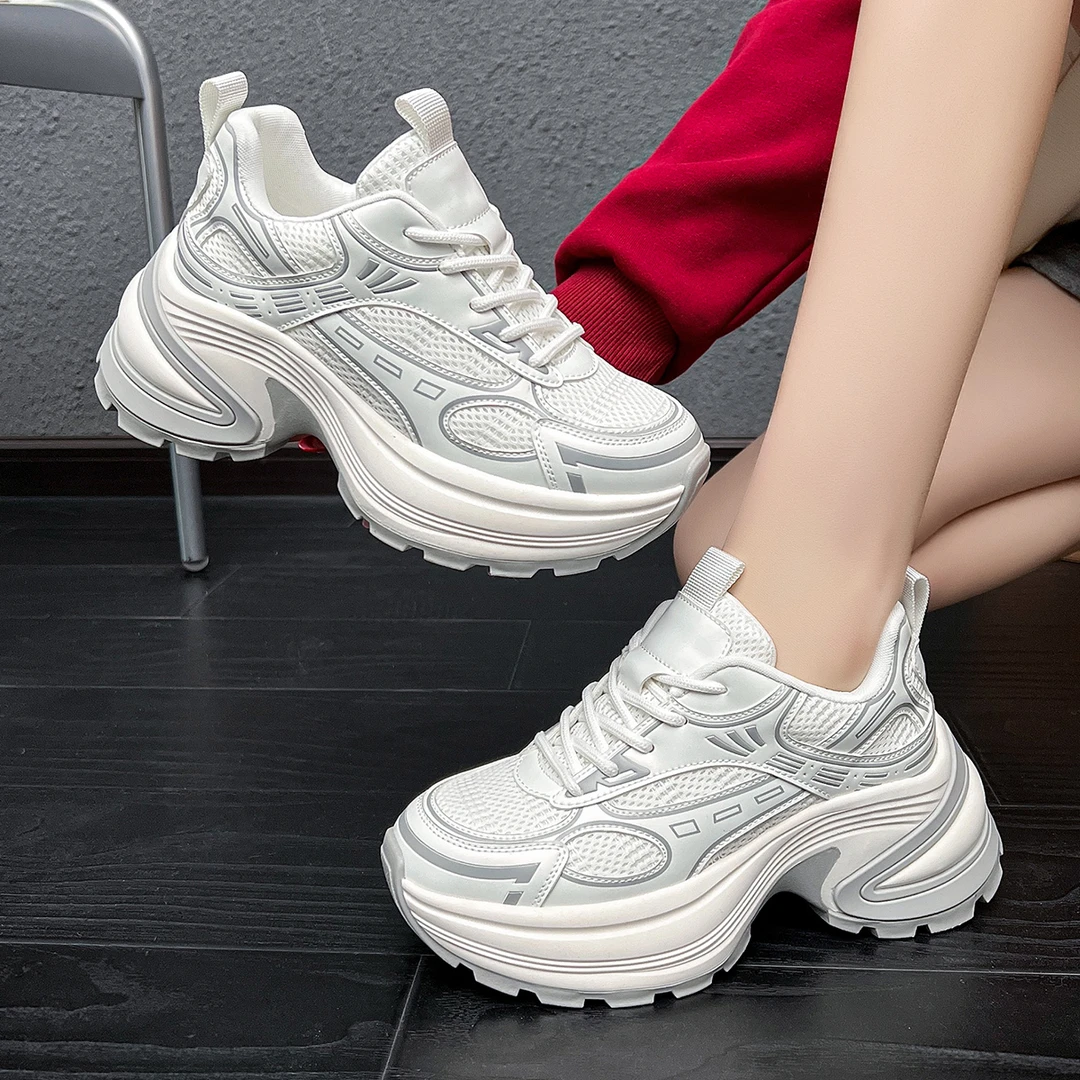 老爹鞋百搭中跟时尚休闲鞋春季鞋子夏季透气休闲鞋ins