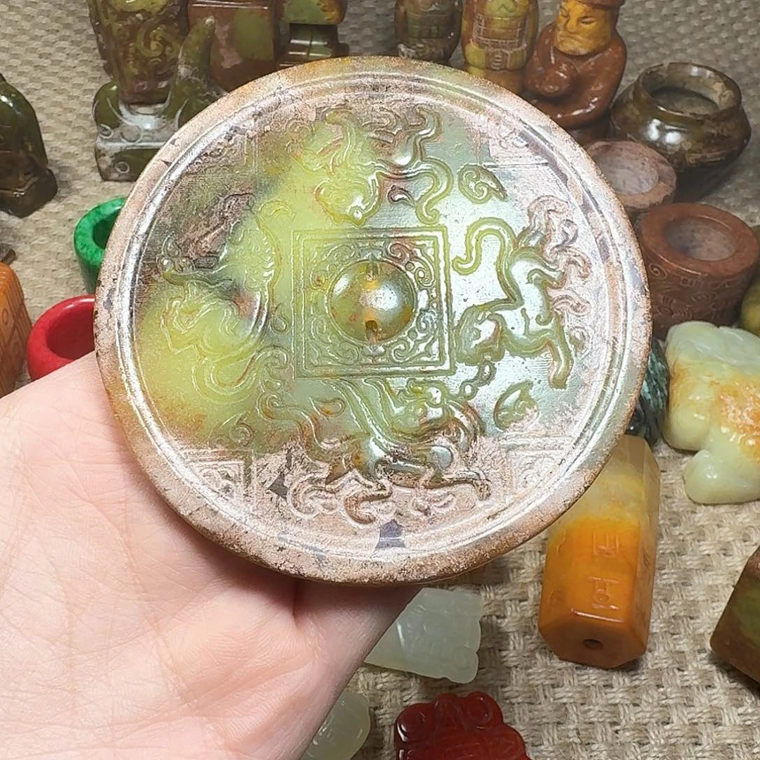 白玉菩提吊坠挂件