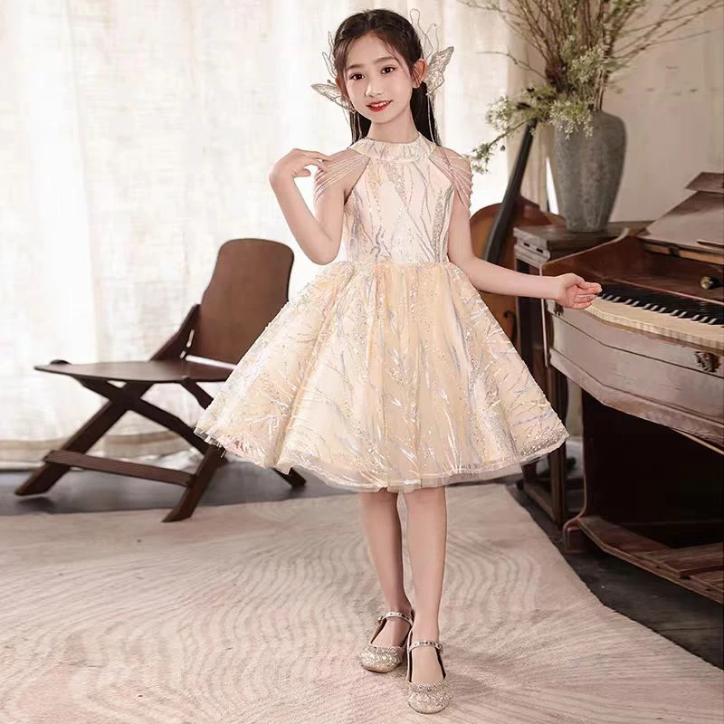 【流光】女公主风洛丽塔风千金风礼服连衣裙洋气生日花童小女孩