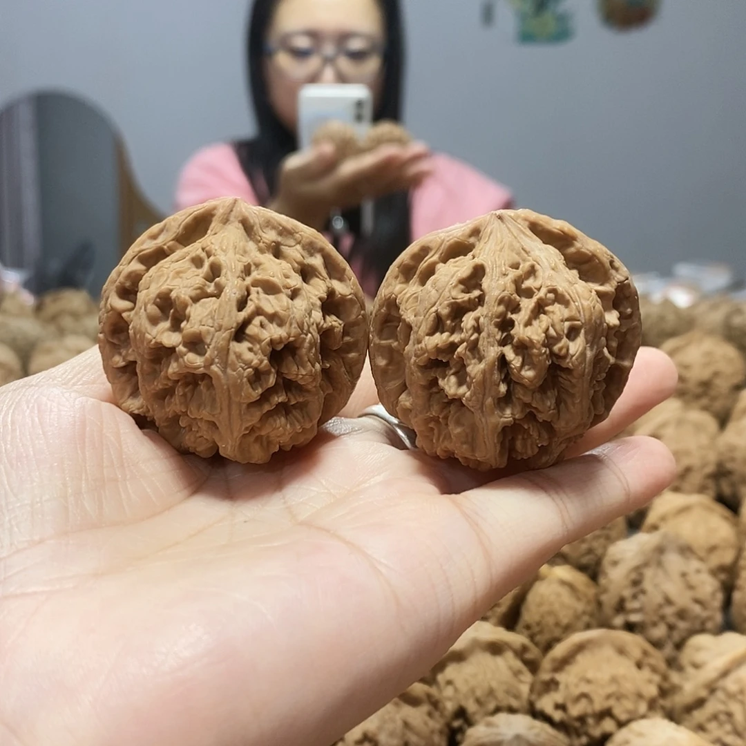 吊坠文玩核桃粗筋44黄
