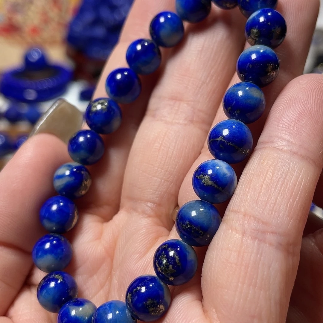 未镶嵌青金石高品玉化手串8mm