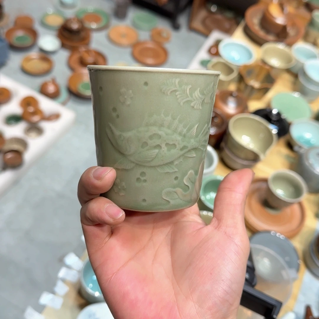 小金茶具青瓷茶器