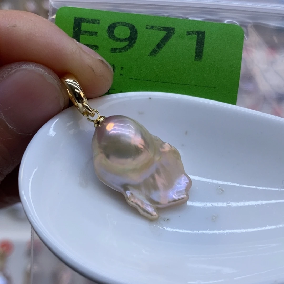 未镶嵌淡水珍珠美丽哦哦哦