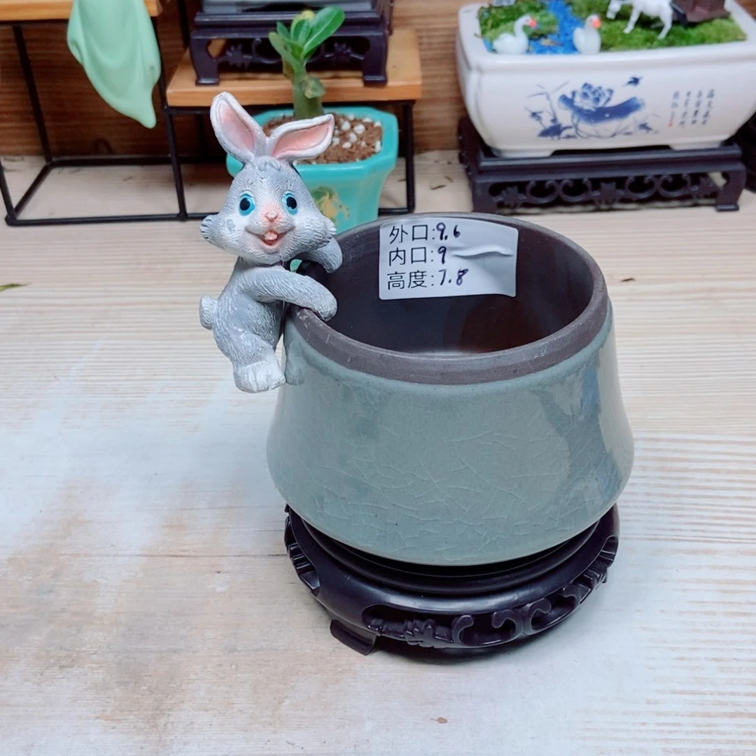 瓷片陶瓷花盆陶瓷艺术