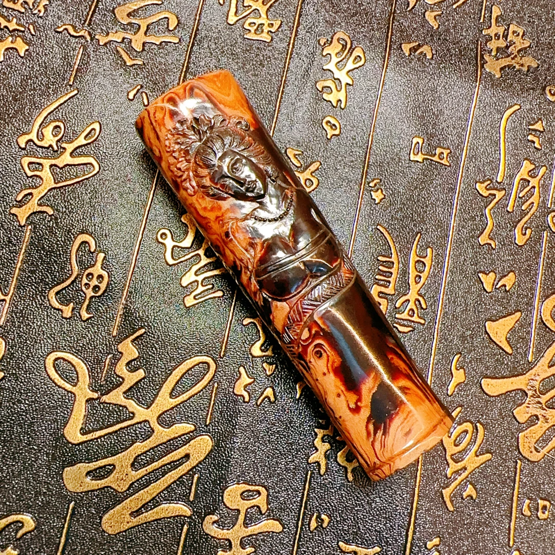 花梨木短款迷你拉杆过滤烟嘴