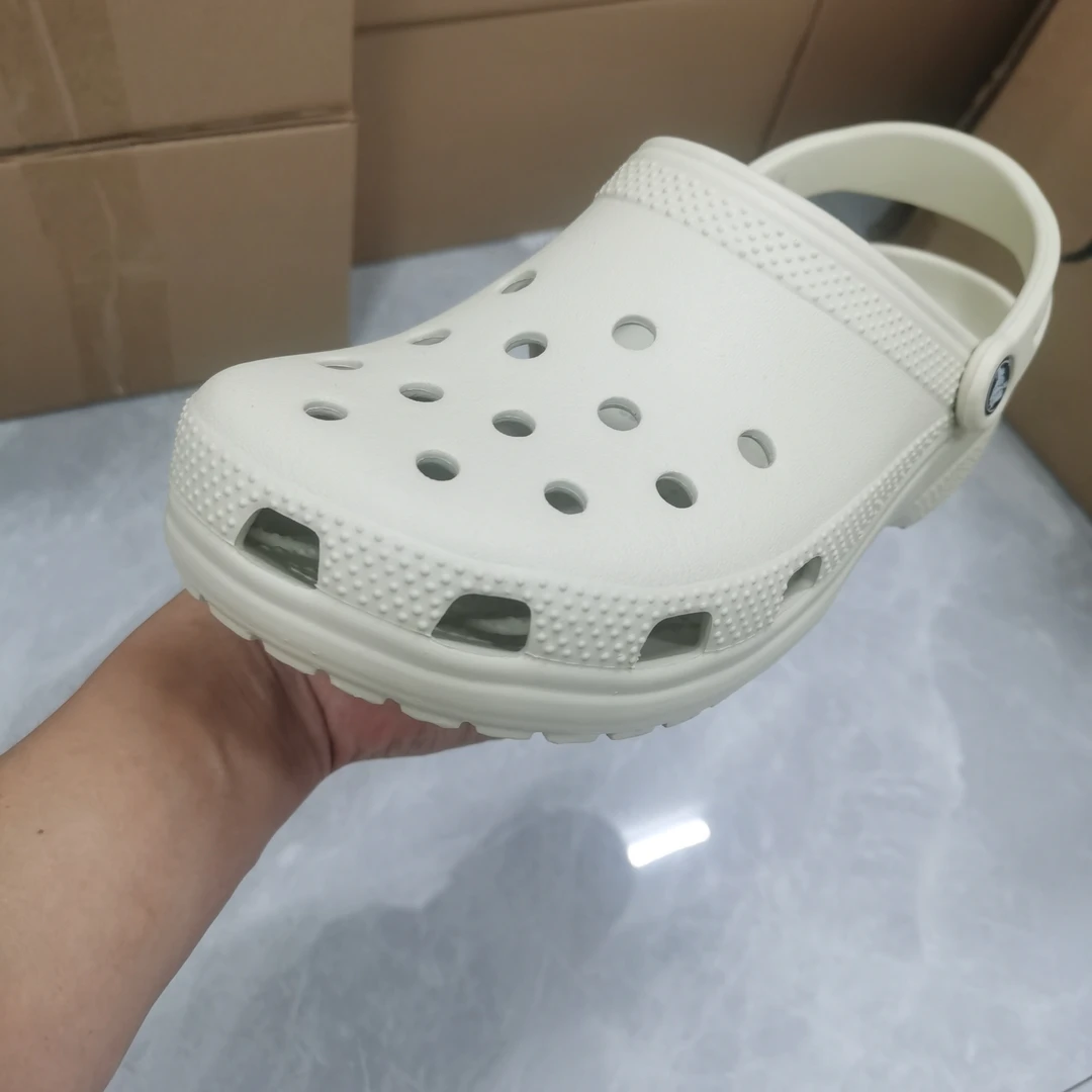 段码微瑕疵明星洞洞鞋男女款凉拖鞋