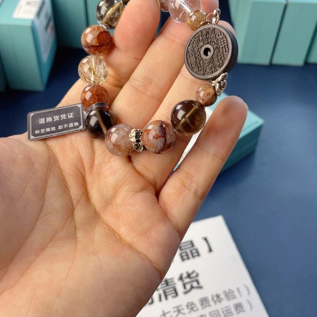 水晶手链银S925镶嵌