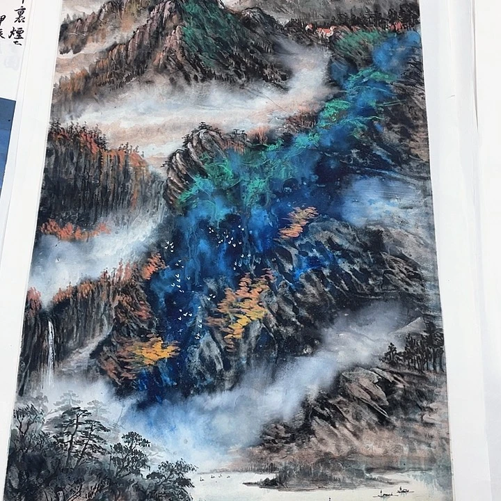 国画躺***飞崔运宇老师作品6666