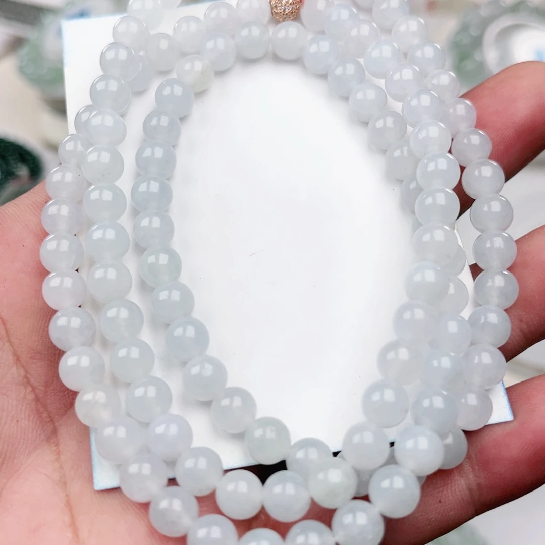 翡翠手链未镶嵌卡6.6