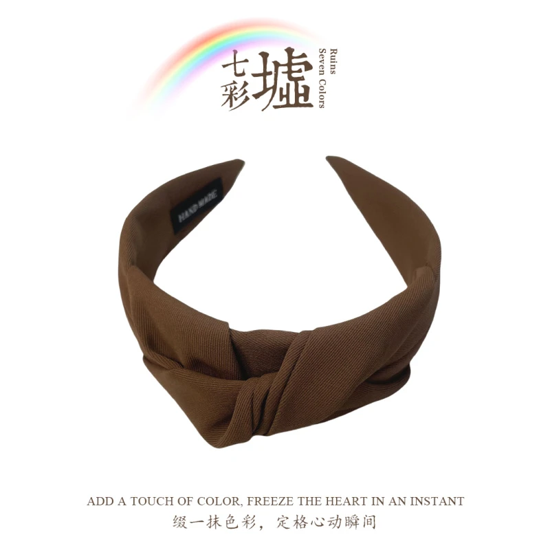 FG039 高级感发箍女2025新款洋气时尚日常外戴女宽边发卡子压发头