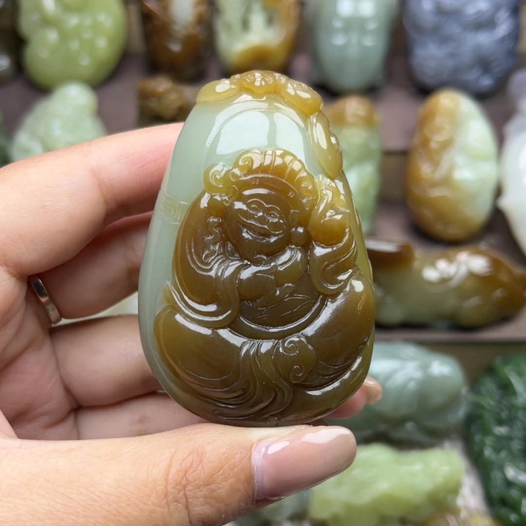 普***洱和田玉未镶嵌把件