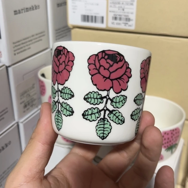 marimekko红玫瑰200ml手握