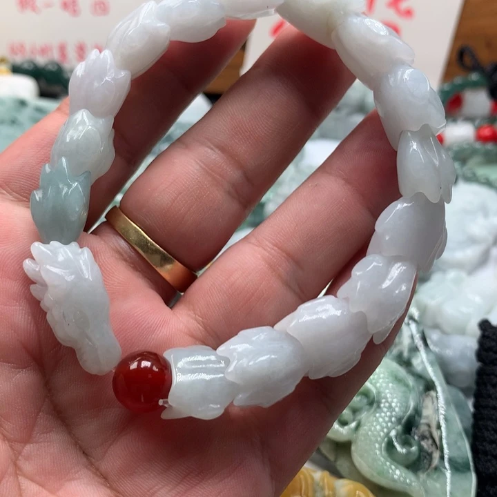 颈饰未镶嵌翡翠保真天然a货翡翠