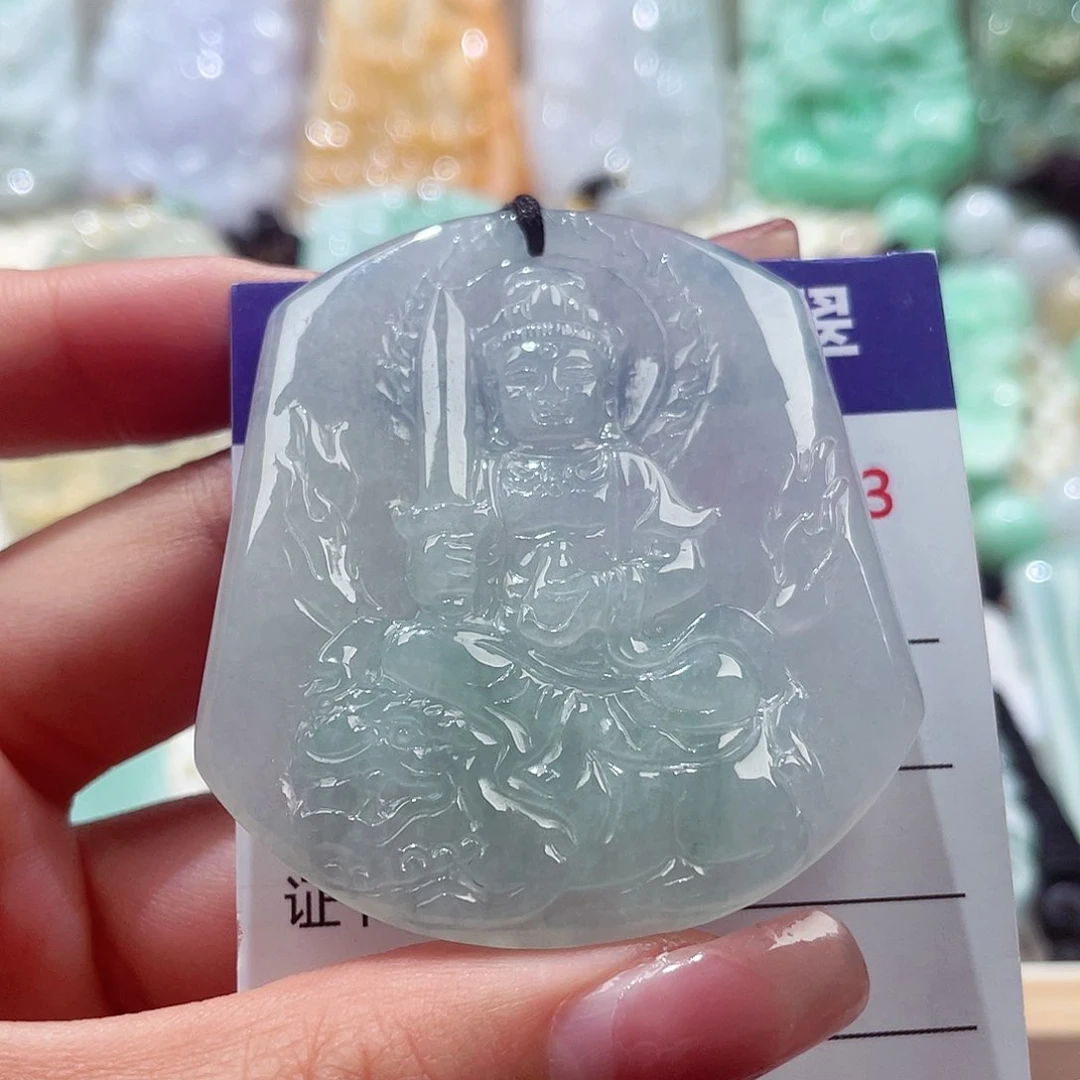 颈饰未镶嵌翡翠文殊