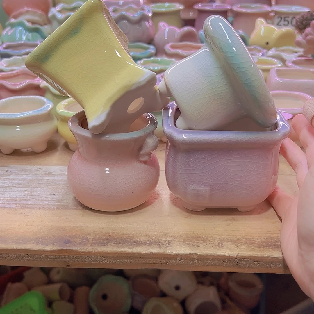 陶瓷花盆当场凑满12包邮