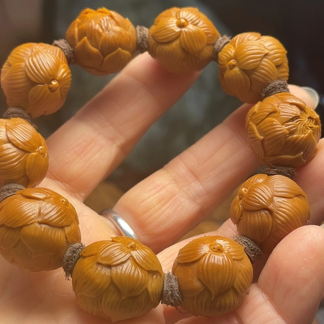 核桃手串/手链橄榄雕刻