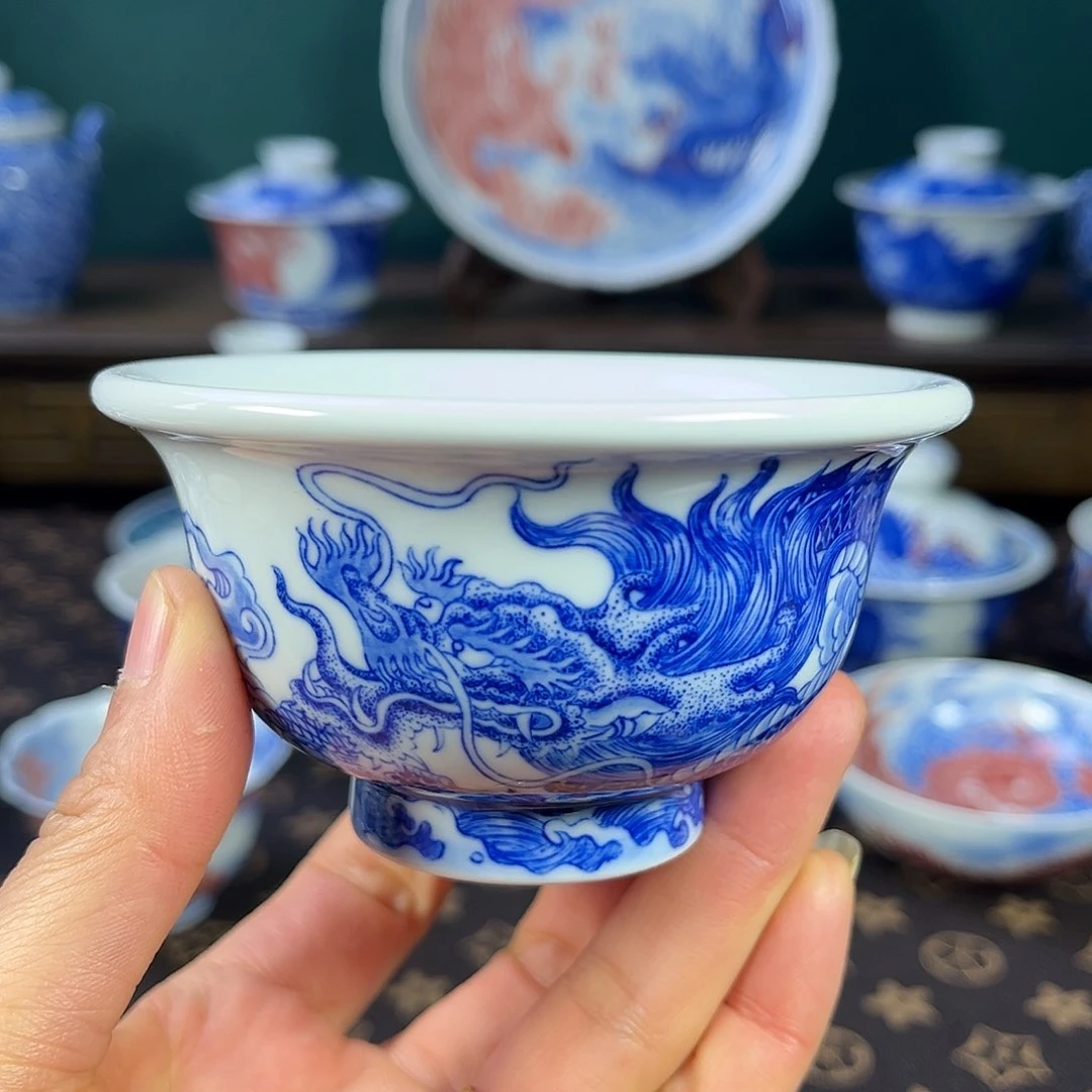 瓷片景德镇自成堂手工艺手绘