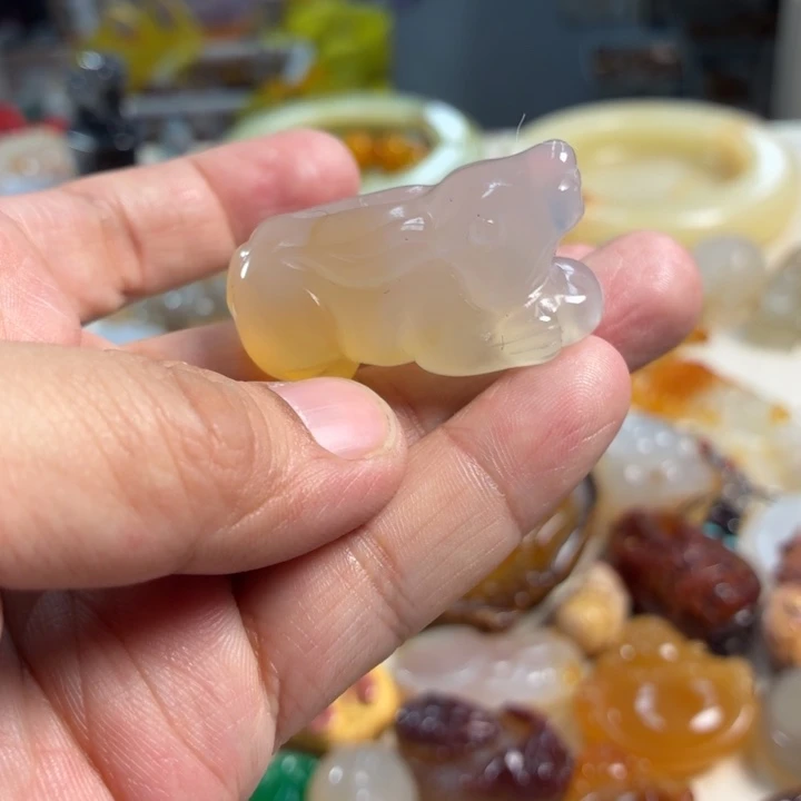 玛瑙/玉髓未镶嵌吊坠(不含链)