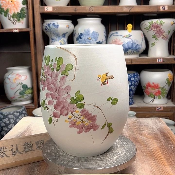 陶但盆紫藤陶陶瓷陶陶瓷