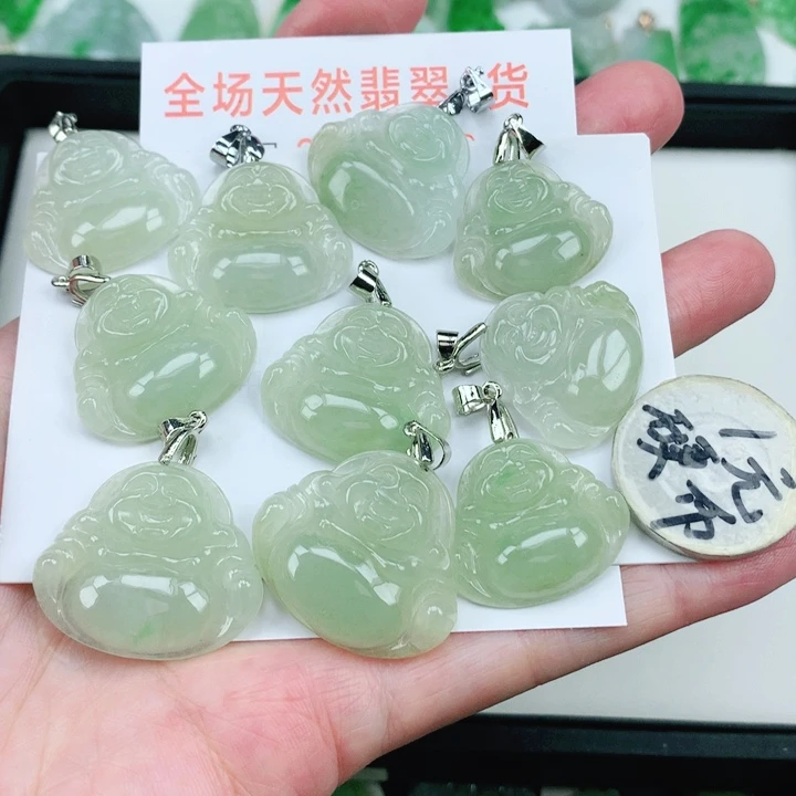 翡翠未镶嵌颈饰多样性发其1