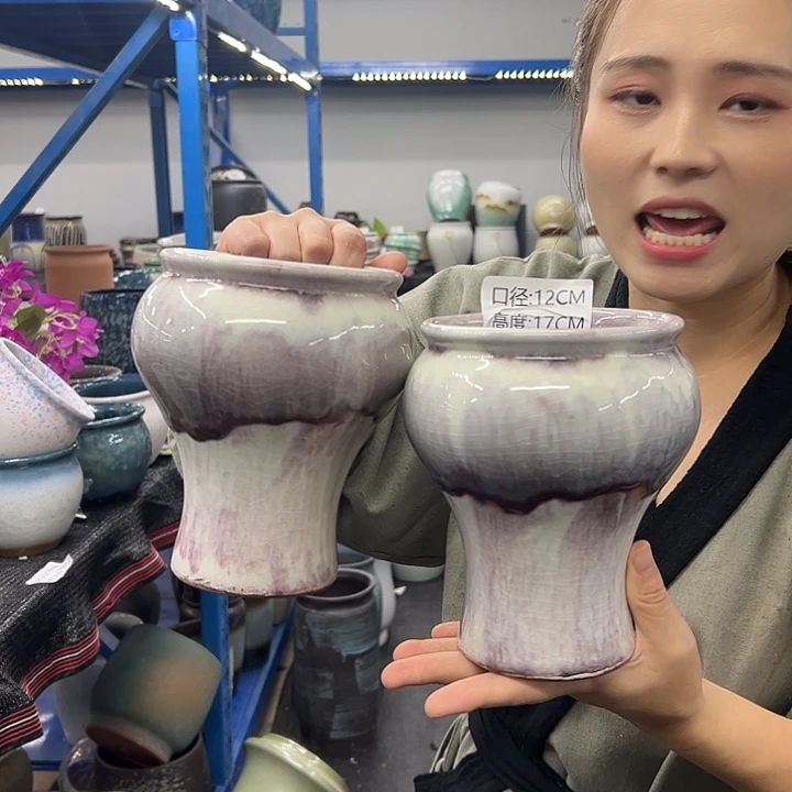 12+17 ×粗陶花盆有孔