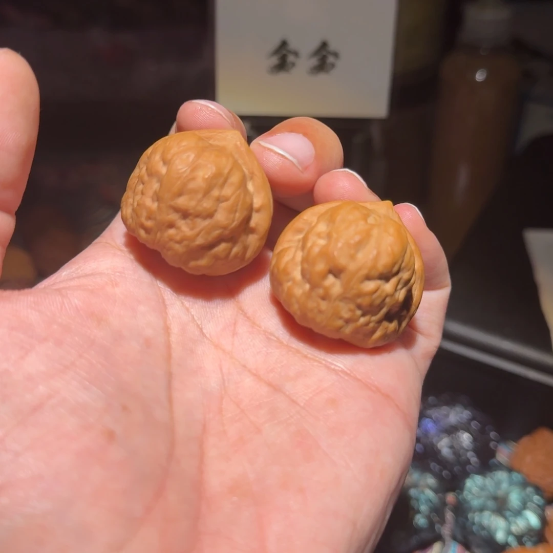 文玩核桃把件1394古蟾，尺寸34 36 31