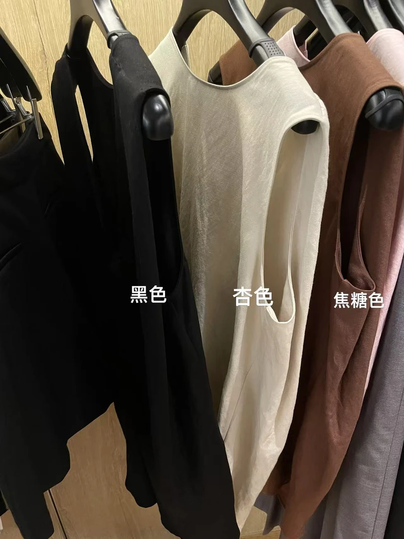大美东大门 le交叉麻背心裙（No退换）