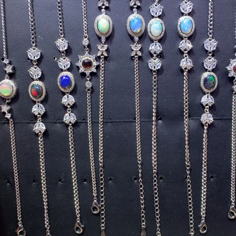 【闪购商品】欧泊合金手链多样选一