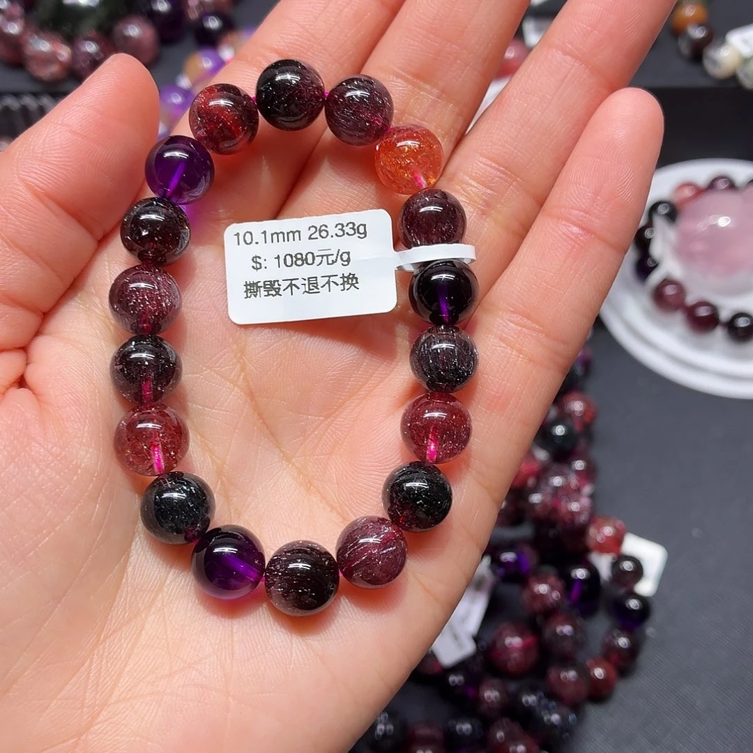 水晶未镶嵌手链天然